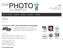 Tablet Screenshot of clubphotolagacilly.com